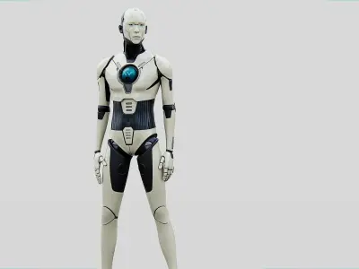 HUMANOID ORPHEUS-C  Rigged for Unreal Engine - Unity - MIXAMO  3D model