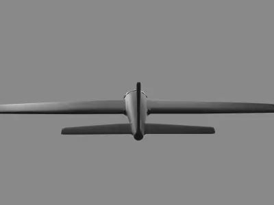 drone Low-poly 3D model