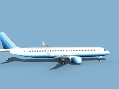 Airbus A220-300 Corporate 2 3D model