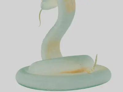Fantasy Snake 3D Game Ready Printable 3D model