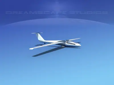 SZD-36 Cobra Glider V12 3D model