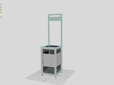 Product Sampling Bin 3D model