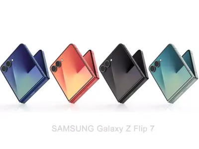 SAMSUNG Galaxy Z Flip 7 All Colors 3D model