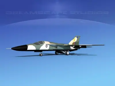 General Dynamics F-111 Aardvark RAAF 3D model