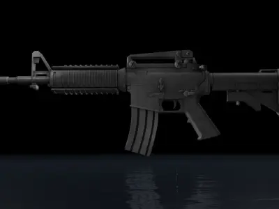 M4 Assault Rifle 3D model
