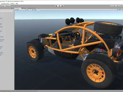 Unity Buggy Ariel Nomad Low-poly 3D model