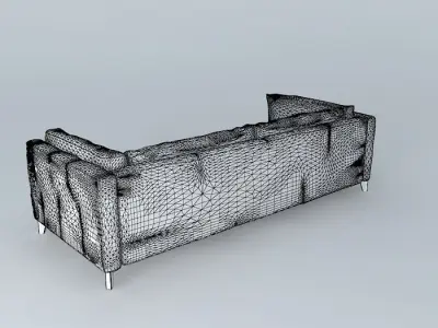 Sofa Ordinary Free 3D model