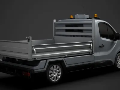 Opel Vivaro Tipper 2014 3D model