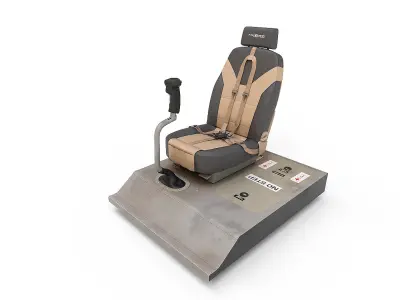 Pilot Seat 3D model