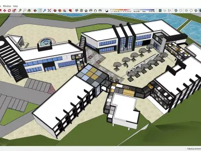 Sketchup Hospital F10 3D model