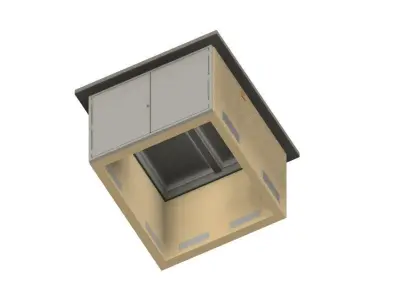 Model Railway - Electricity Substation Building 3D print model