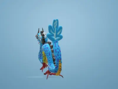 Blue Dragon 3D model