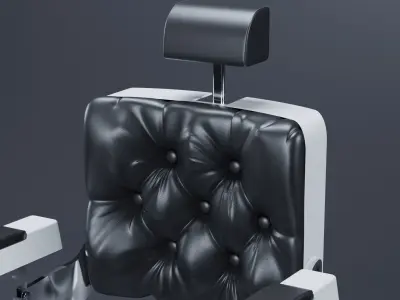 Barber Chair Free 3D model purchase