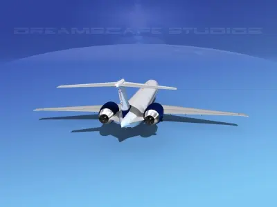 McDonnell Douglas MD-90 Liberty Jet 3D model