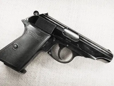 Walther PP Low-poly 3D model