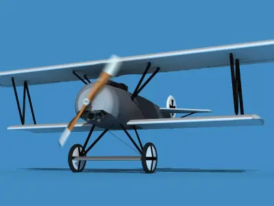 Fokker D-VI V00 3D model