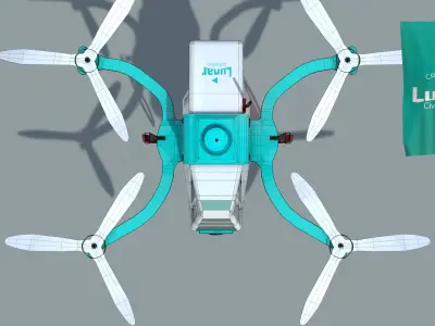 Lunar Drone Brutus 3D model