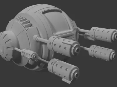 SciFi Robotic Pod 3D model