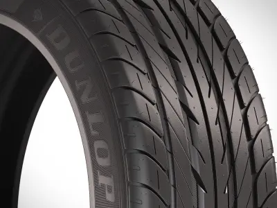 Photorealistic Car Tire 3D model