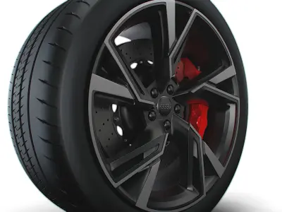 Audi RS6 wheel 3D model