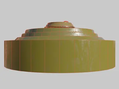 Mine TM-57 Low-poly 3D model