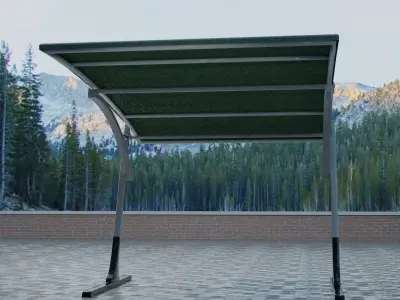 car shelter Free 3D model