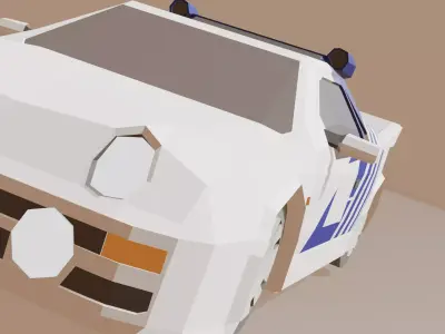 RS200 Rally Car - FREE Low-poly Free 3D model