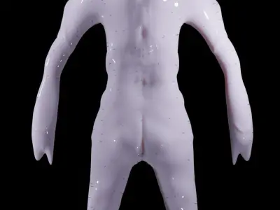 alien sculpture of bird Free low-poly 3D model