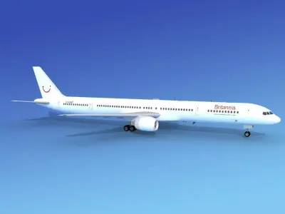 Boeing 757-300 Britannia Airways 1 3D model