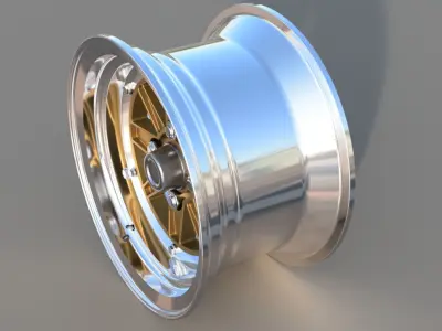 SSR Speed Star rim 3D model