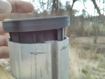 Fence pole cap Free 3D print model