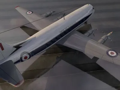 Vickers Viscount 3D model