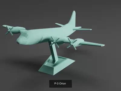 3D Printable Planes 3D Model Collection