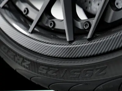 Pirelli Nero GT 295 25 ZR20 97Y 3D model