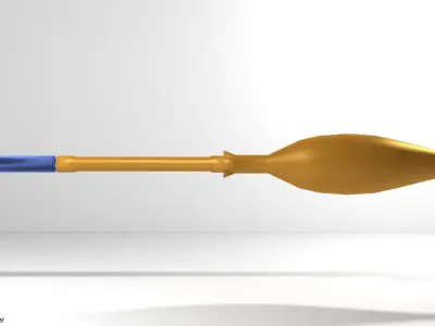 Rocket Launcher - Projectile - RPG PG 7VL 3D model