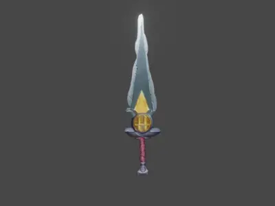 Zeloeman Sword A 53 Low-poly 3D model