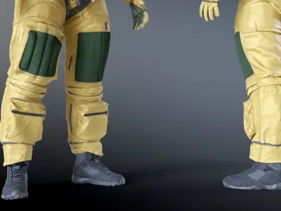 FLIGHT SUIT U2 Pilot 3D model