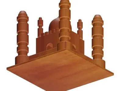 Baby Palace Toy 3D model