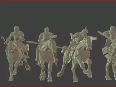 Mass Jager Cavalry 3D model
