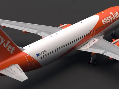 EasyJet A320 3D model