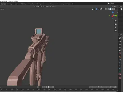 SMG Kriss Vector Free 3D model