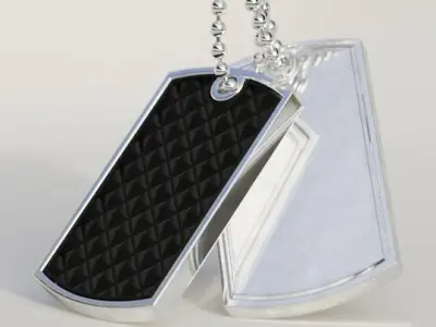 pendant dog tag bestseller 3D print model