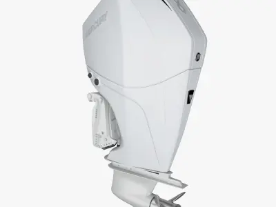 Mercury Fourstroke 300hp v8 Outboard Motor 3D model