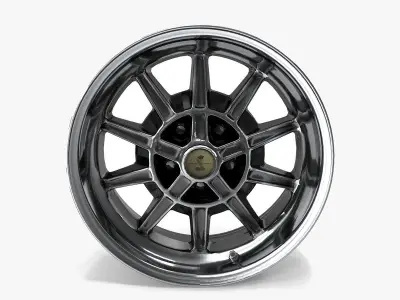 Shelby GT7 10-Spoke Alloy Wheel 3D model