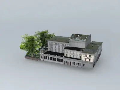 Arkadia building Free 3D model