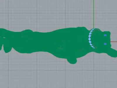 Pendente Pantera Free 3D model