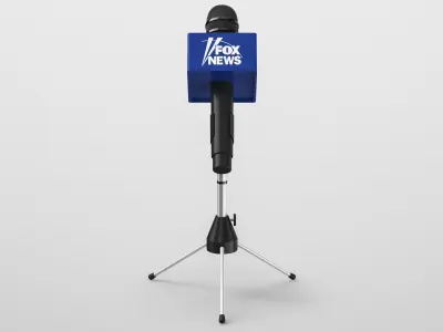 Fox News Microphone 3D model