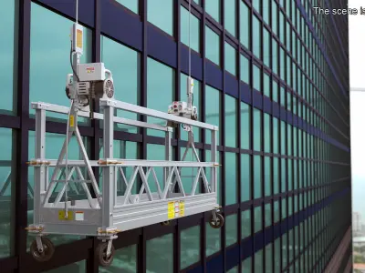 Window Cleaning Platform 3D model purchase