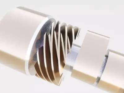 Small Block Chevy OEM roller Camshaft - Low Poly Free 3D model