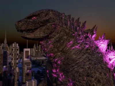 Godzilla 2024 3D model